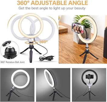 Tripod Kit With Ring Led Light