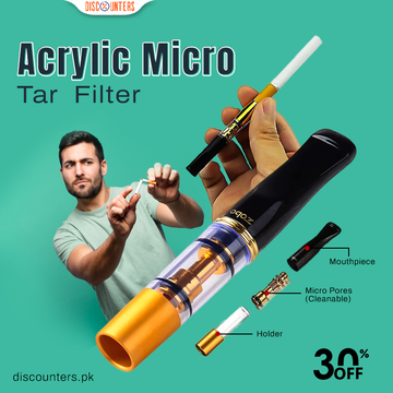 Acrylic Micro Tar Filter